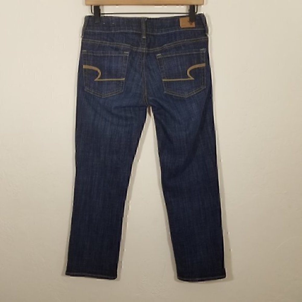 American Eagle Artist Crop Stretch Jeans Size 2 - Picture 4 of 7